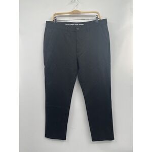 True Classic Chino Pants Men's 36x32 Black Cotton Blend Straight Leg Outdoor NWT
